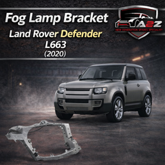 Head Light Cover Set (Silver) Right LR131285 & Left LR131286 Compatible With Land Rover Defender L663 (2020)
