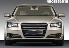 Glossy Black Original Show Grill A4H0853551GHT94 Compatible With AUDI A8 4H (2011-2014) Tag No.106