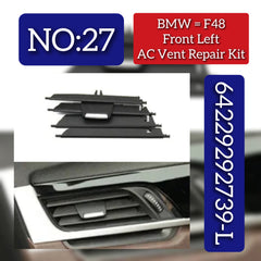 Front Left AC Conditioner Air Vent Grill Outlet Tab Clip Repair Kit 64229292739 Compatible With BMW X1 F48 Tag-ACR-27