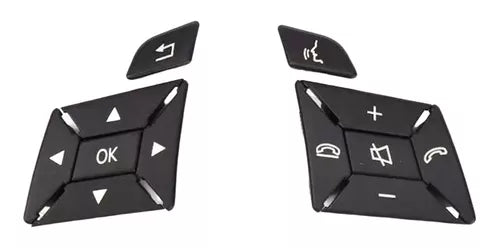 Black-Square Steering Wheel Switch Control Buttons 1669052800 1669052900 Compatible with MERCEDES BENZ GL-CLASS W166 & ML-CLASS W166 & G Class W463 & GLC C218