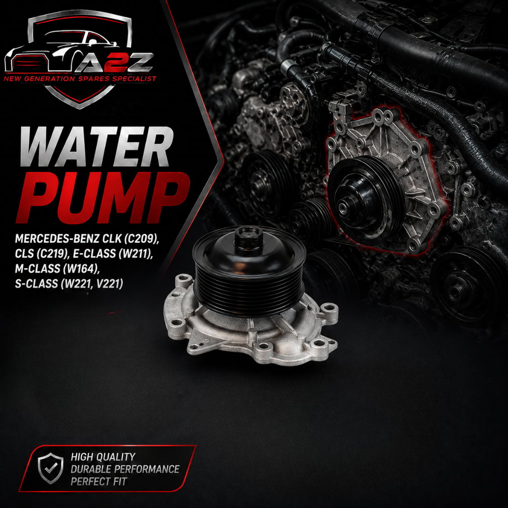 Water Pump WPS3050 A6422001001 Compatible With MERCEDES-BENZ CLK (C209), CLS (C219), E-CLASS (W211), M-CLASS (W164), S-CLASS (W221, V221) (CONTINENTAL)