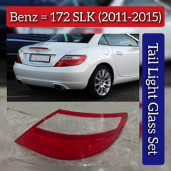 Tail Light Glass Compatible With Mercedes Benz 172 SLK (2011-2015)