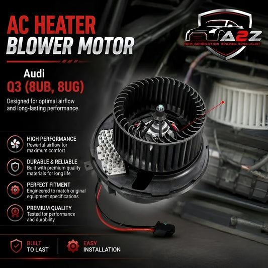 AC Heater Blower Motor 1K2820015G 1K2820015H Compatible with AUDI Q3 (8UB, 8UG) & TT (8J3) & SKODA OCTAVIA II (1Z3) | LAURA & SUPERB II (3T4) & YETI (5L) & VW BEETLE (5C1, 5C2) Tag-BM-20