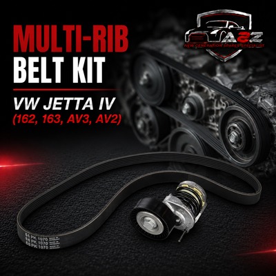 MULTI-RIB BELT KIT 6PK1070K1 030145299C 030145299F 030145933E 030145933G Compatible With VW JETTA IV (162, 163, AV3, AV2) | JETTA / CLASICO | VENTO, PASSAT B6 (3C2) | PASSAT / Magotan, PASSAT B7 (362), POLO V (6R1, 6C1) (CONTINENTAL)
