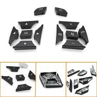 Black-Square Steering Wheel Switch Control Buttons 1669052800 1669052900 Compatible with MERCEDES BENZ GL-CLASS W166 & ML-CLASS W166 & G Class W463 & GLC C218