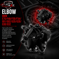 Elbow 11537644811 Compatible With BMW (E70/F48/F30/F34/G01/G02/G20/G28/G30/G32) Tag No.104