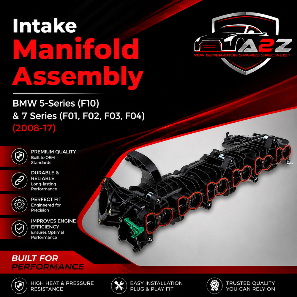 Intake Manifold Assembly 11617807991 Compatible With BMW 5 Series (F10) & 7 Series (F01, F02, F03, F04) & X3 (F25) & X5 (F15, F85) & X6 (F16, F86)