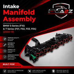 Intake Manifold Assembly 11617807991 Compatible With BMW 5 Series (F10) & 7 Series (F01, F02, F03, F04) & X3 (F25) & X5 (F15, F85) & X6 (F16, F86)