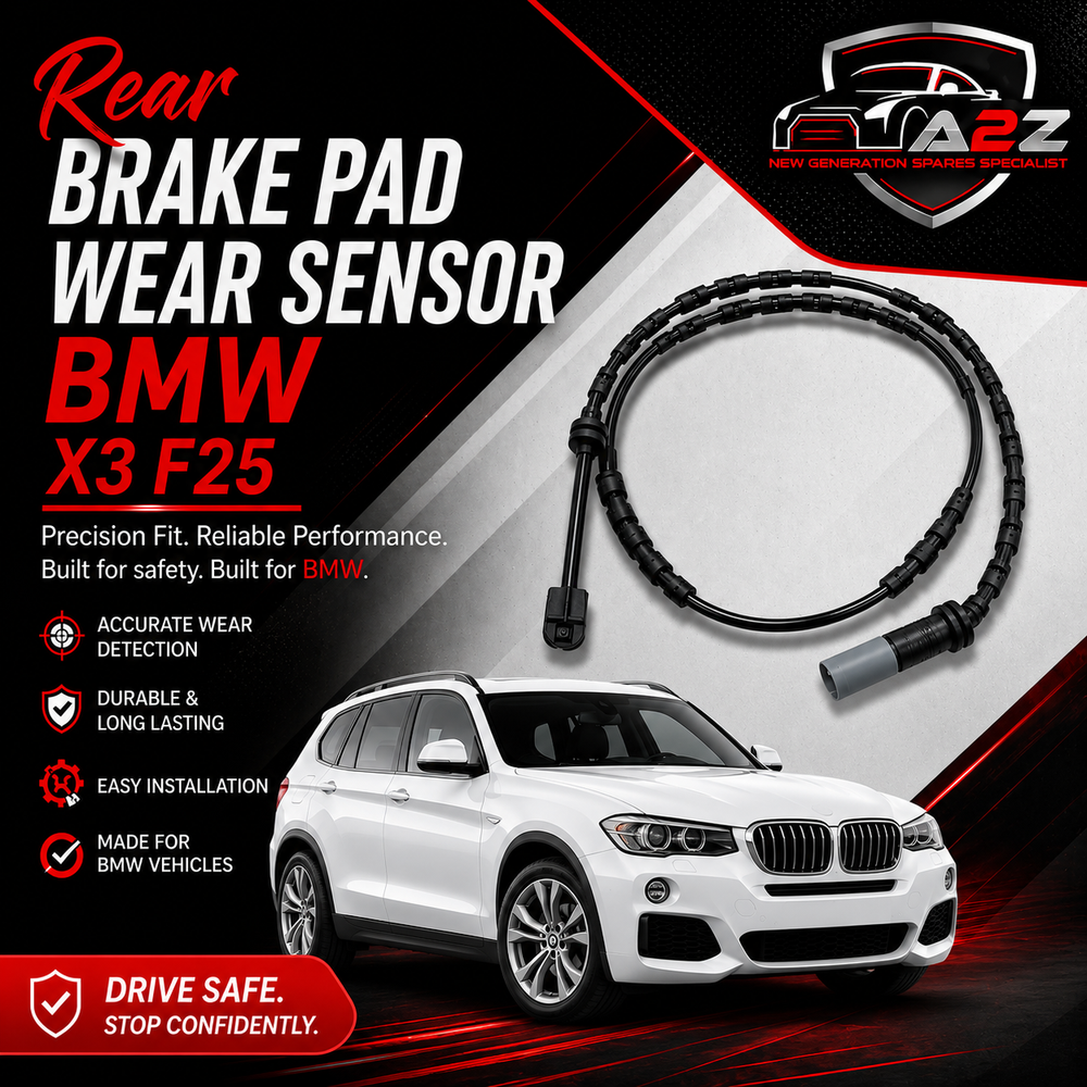 Rear Brake Pad Wear Sensor 34356790304 Compatible With BMW X3 F25