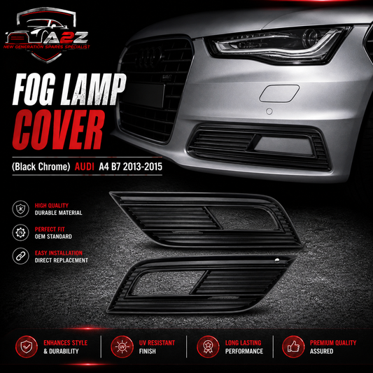 Fog Lamp Cover Compatible With AUDI A4 B7 2013-2015 Fog Lamp Cover Left 8K0807681K & Right 8K0807682K Tag-FC-19