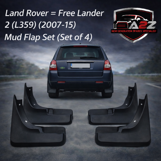 Land Rover = 2 Free Lander 2(L359) (2007-15) Mud Flap Set (Set of 4) Tag 7