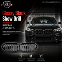 Glossy Black Show Grill 51138080493 Compatible With BMW 2 Series (F44) (2020-2022) Tag No.114