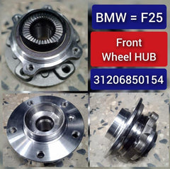 Front Wheel Hub 31206850154 31206777757 31206867088 31206868480 31206870725 31202457371 31222450656 Compatible With BMW X3 F25