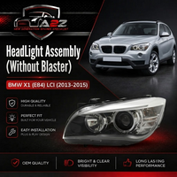 Complete Headlight Assy Left 63117290261 & Right 63117290262 (Without Blaster) Compatible With BMW X1 (E84) LCI (2013-2015) Tag No.53
