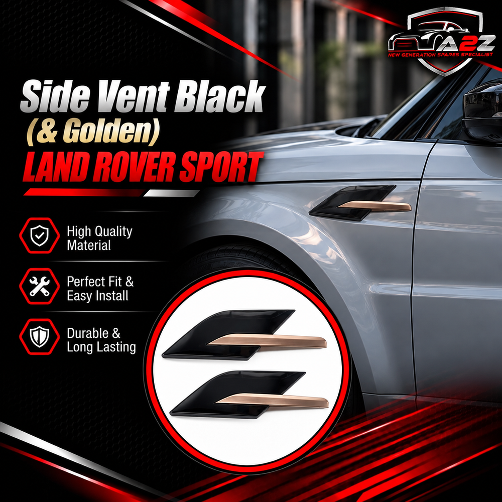 Side Vent Black ( & Golden ) Right LR168678 & Left LR168681 Compatible With LAND ROVER SPORT