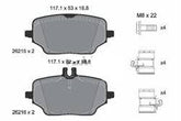 Rear Brake Pad 2621501 0004204202 P50162N Compatible With MERCEDES-BENZ GLE (V167)