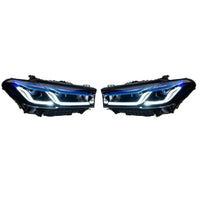 Complete Headlight Assy Set (Upgrade To F10 To G30) Have To Convert From F10 To G30 Compatible With BMW F10 (2011-17) Tag No.6