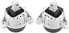 Front Engine Mount With Vaccum Set Compatible With BMW 5 Series F10/520D & 6 Coupe F13 & 6 Gran Coupe F06 Engine Mount Left 22117935141 & Right 22117935142