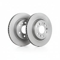 Rear Brake Disc Set C2C25339 C2D26352 C2D61075 Compatible With JAGUAR XF I (X250) & XJL (X351) (ALBRO)