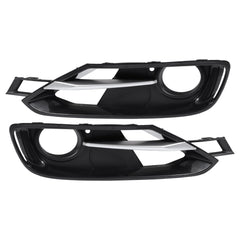 Fog Lamp Cover With Chrome Compatible With BMW 3 Series F30 2011-2018 Fog Lamp Cover With Chrome Left 51117300739 & Right 51117300740 Tag-FC-431