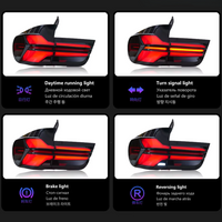 Upgrade Complete Tail Light Assy Set (Upgrade Normal To G30 Latest Style) Plug And Play No Need To Change Bumper Compatible With BMW E70 (2007-13) Tag No.6