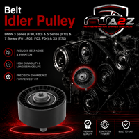 Belt Idler Pulley 11288604267 11288604266 8604267 Compatible with BMW 3 Series (F30, F80) & 5 Series (F10) & 7 Series (F01, F02, F03, F04) & X5 (E70) Tag no : 2