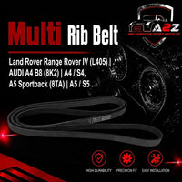 Multi RIB Belt 6PK2445 06E903137Q Compatible With Land Rover Range Rover IV (L405) AUDI A4 B8 (8K2) | A4 / S4, A5 Sportback (8TA) | A5 / S5 (CONTINENTAL) Tag no :58