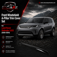 Front Windshield A-Pillar Trim Cover Set Right LR148855 LR083017 & Left LR148858 LR083018 Compatible With Land Rover Discovery 5 L462