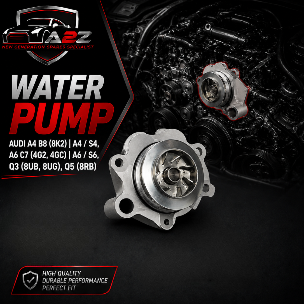 Water Pump WP6072 03L121011Q Compatible With AUDI A4 B8 (8K2) | A4 / S4, A6 C7 (4G2, 4GC) | A6 / S6, Q3 (8UB, 8UG), Q5 (8RB) (CONTINENTAL)