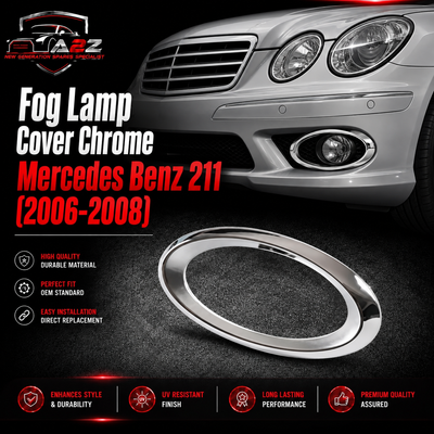 Fog Lamp Cover Chrome Left 2118850974 & Right 2118851074 Mercedes Benz (211) (2006-2008) Tag No.281