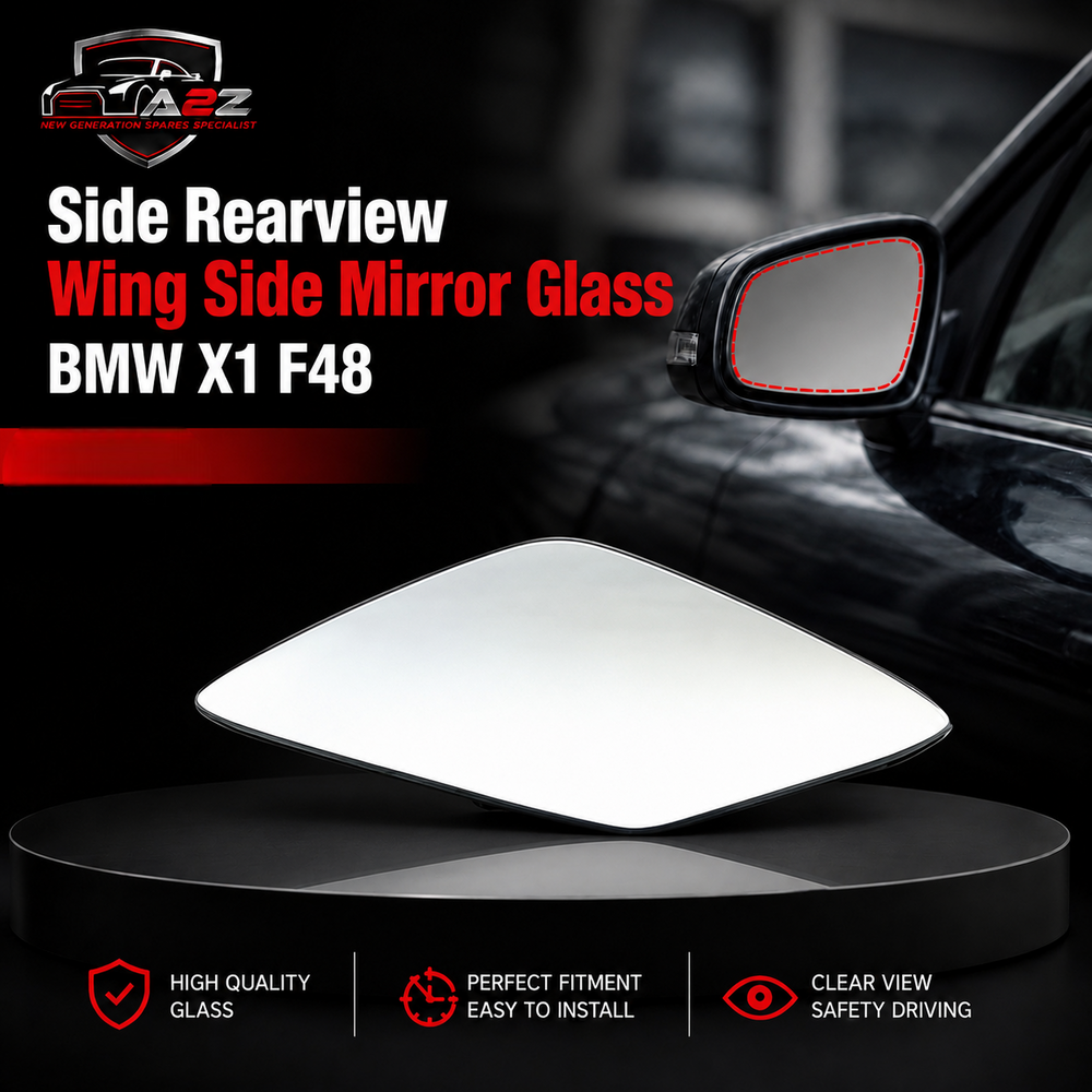 Side Rearview Wing Side Mirror Glass Left 51167390617 & Right 51167390618 Compatible With BMW X1 F48