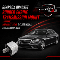 Gearbox Bracket Rubber Engine Transmission Mount 2212400918 Compatible With MERCEDES-BENZ S-CLASS W221 & S-CLASS Coupe C216