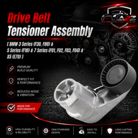 Belt Tensioner With Pulley 11288604266 11287589365 11287589361 Compatible with BMW 3 Series (F30, F80) & 5 Series (F10) & 7 Series (F01, F02, F03, F04) & X5 (E70)