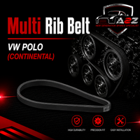 MULTI-RIB BELT 6PK996 045903137A Compatible With VW POLO (CONTINENTAL)
