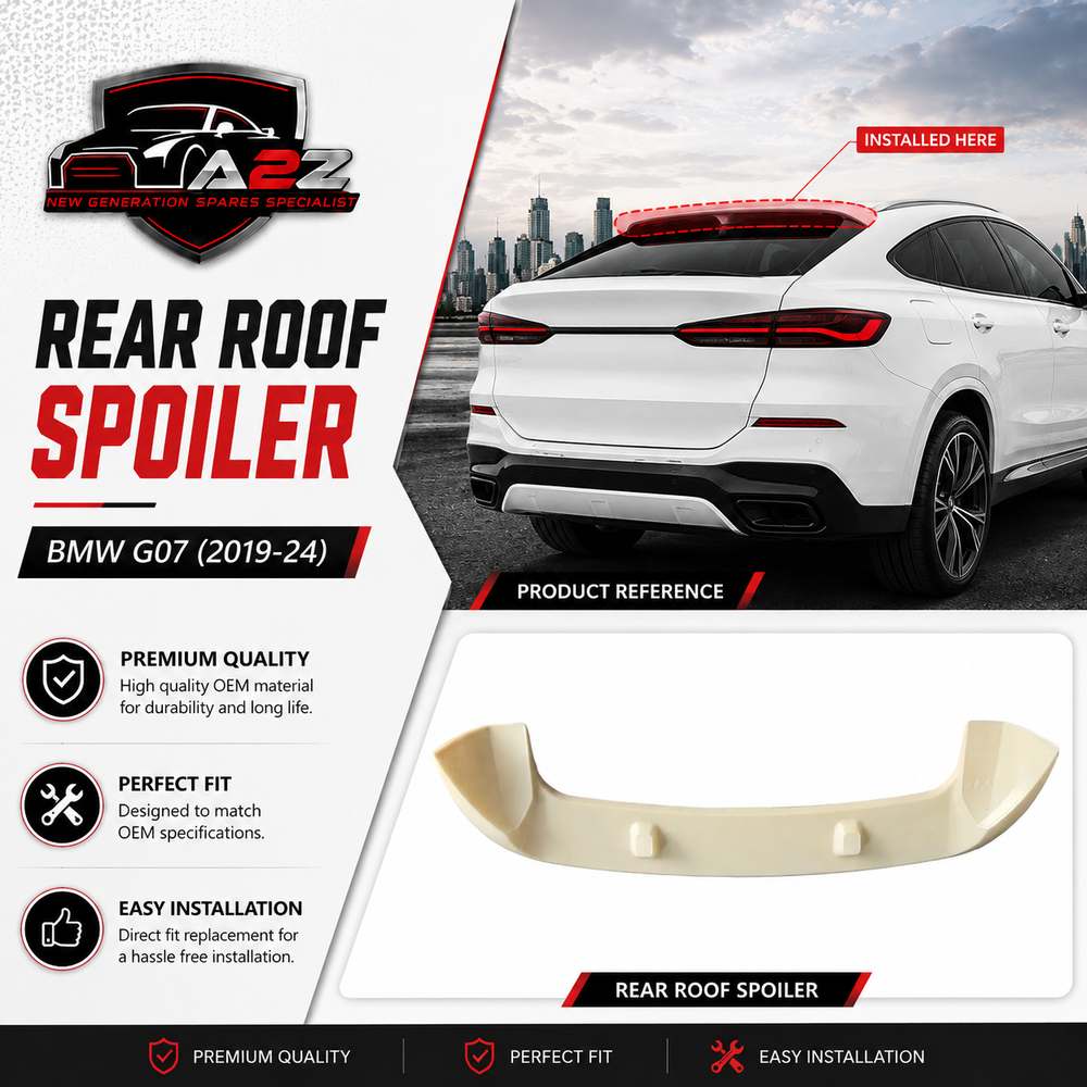 Rear Roof Spoiler BMRS20 Compatible With BMW G07 (2019-24)