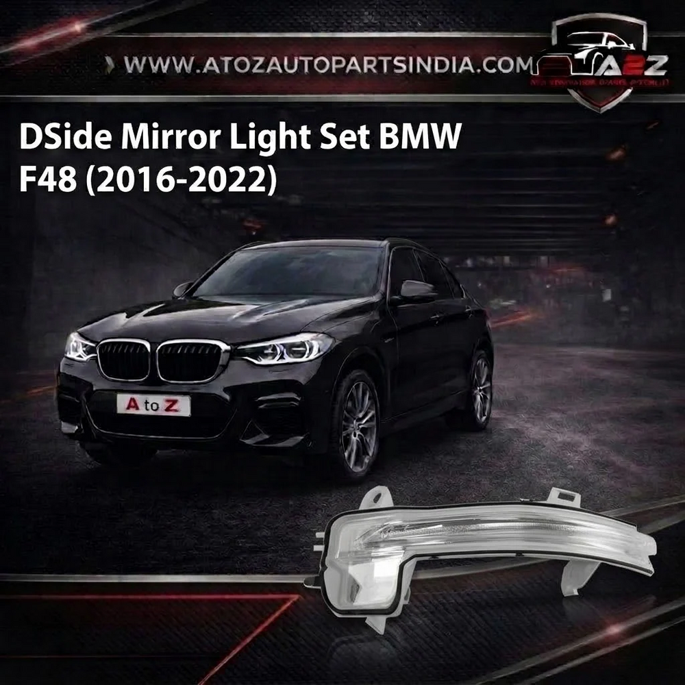 Side Mirror Light Set Left 51167493897 & Right 51167493898 Compatible With BMW X1 F48 (2016-2022) Tag No.56