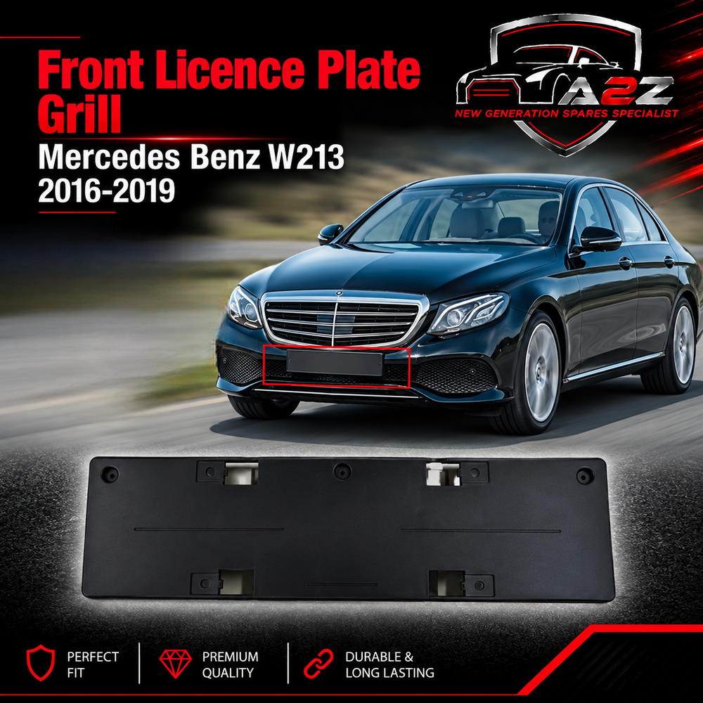 Front Licence Plate Grill 2138803105 Compatible With Mercedes Benz W213 2016-19 Tag No.354