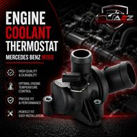 Engine Coolant Thermostat 2662030675 Compatible With Mercedes Benz M266