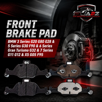 Front Brake Pad 34106883469 2590001 P060107 Compatible With BMW 3 Series G20 G80 G28 & 5 Series G30 F90 & 6 Series Gran Turismo G32 & 7 Series G11 G12 & X5 G05 F95