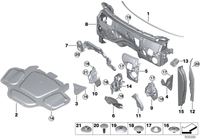 Sound Insulating Engine Hood 51487214657 Compatible With BMW For X7 G07 (2019-25)