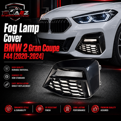 Fog Lamp Cover Left 51118075487 & Right 51118075488 Compatible With BMW 2 Gran Coupe (F44) 2020-2024 Tag-FC-456