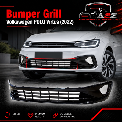 Bumper Grill 5JN853677 Compatible With Volkswagen POLO Virtus (2022)