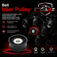 Drive Belt Idler Pulley LR010725 Compatible with LAND ROVER DISCOVERY V (L462) RANGE ROVER IV (L405) RANGE ROVER SPORT I (L320) RANGE ROVER SPORT II (L494) Tag no : 10