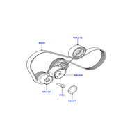 Main Drive Belt LR003570 Compatible With Land Rover Discovery Sport (L550) Range Rover Evoque (L538)