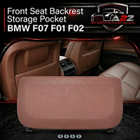 Front Seat Backrest Storage Pocket High-end Model 52107232092 Compatible With BMW 5GT/7 Series F07 F01 F02
