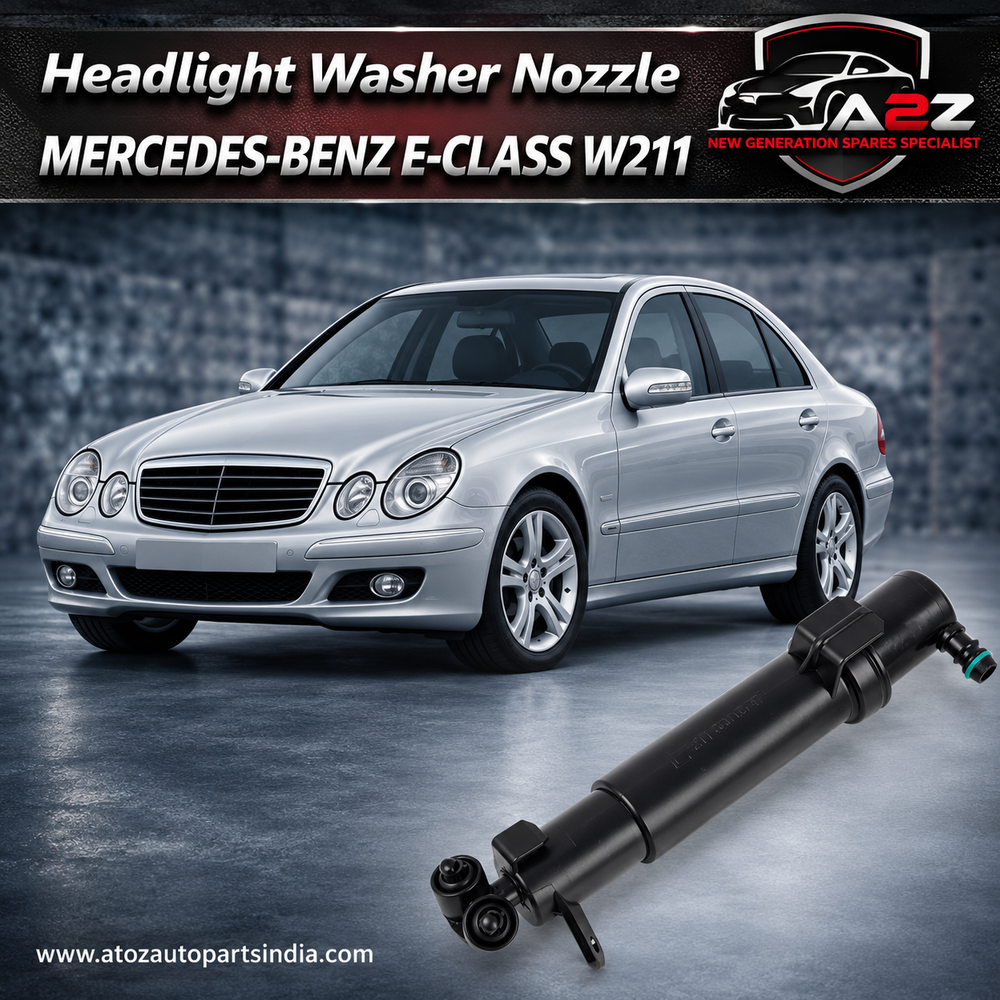 Headlight Washer Nozzle Compatible With MERCEDES-BENZ E-CLASS W211 Headlight Washer Nozzle Left 2118600547 A2118600547 & Right 2118600647 A2118600647