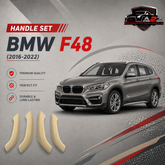 Beige Interior Door Pull Handle Set Left 51417417511 & Right 51417417512 Compatible With BMW X1 F48