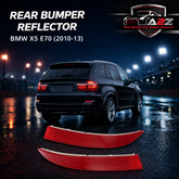Rear Bumper Reflector Compatible With BMW X5 E70 LCI Rear Bumper Reflector Left 63147240997 & Right 63147240998 Tag-RB-57