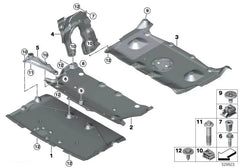 Gear Box Sheild 51759498260 Compatible With BMW G60/G70 Tag No.4