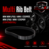 Multi Rib Belt 6PK1715 11288573252 11287649371 11288479475 11288573253 Compatible With MINI MINI (F55) | MINI / COOPER, MINI (F56) | MINI / COOPER (CONTINENTAL)